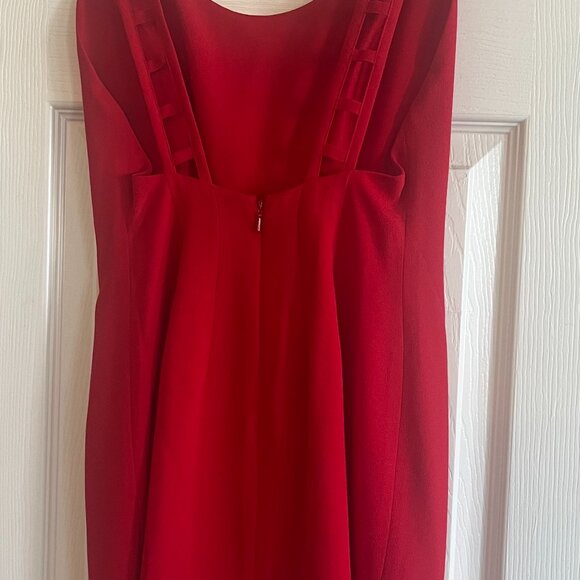 Rex Lester Red Dress - Size 2 - Picture 2 of 4